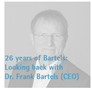 Looking back with Frank Bartels