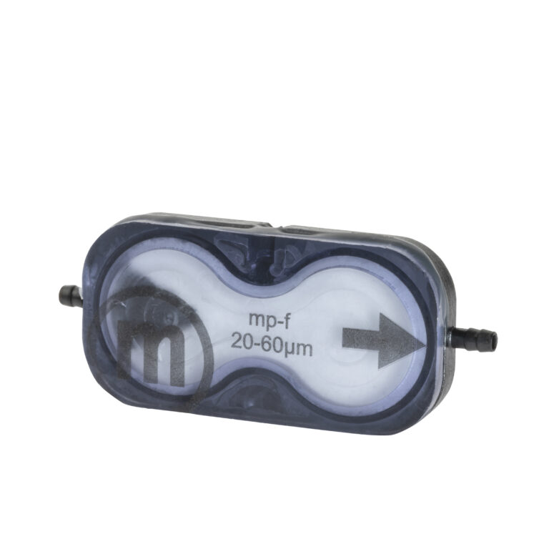 this is a filter for microfluidic systems mp-f compatible with mp6 micropump from manufacturer Bartels Mikrotechnik as microfluidic equipment