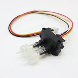 Gas flow sensor for the use with the mp6 micropumps