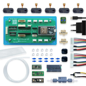 Complete microfluidic system with BP7-Tubing pumps, drivers, sensors, valves, and accessories.