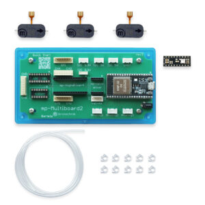 Entry level microfluidics kit with BP7-Tubing pumps, mp-Multiboard2, and mp-Highdriver pump driver
